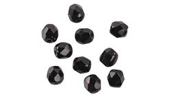 Produktbild von Rayher - GLAS-SCHRIFFPERLE 4MM IRI. SCHWARZ 100 STÜCK 14200576