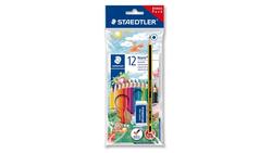 Produktbild von STAEDTLER Farbstifte mit Radierer 12er