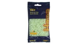 Produktbild von Hama - Bügelperlen im Beutel, ca 1000 Stück, nachtleuchtend