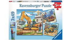 Produktbild von Ravensburger Puzzle - Große Baufahrzeuge, 3 x 49 Teile