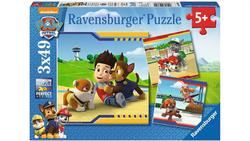 Produktbild von Ravensburger Puzzle - Helden mit Fell, 3x49 Teile