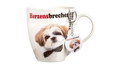 Produktbild von RITZENHOFF & BREKER Kaffeebecher mit Schlüsselanhänger Hund mit Fliege