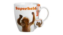 Produktbild von RITZENHOFF & BREKER Kaffeebecher mit Schlüsselanhänger Superheld