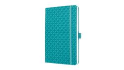 Produktbild von sigel Jolie Notizbuch liniert Aqua Green 135 x 203 x 16mm
