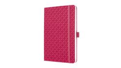 Produktbild von sigel Jolie Notizbuch liniert Fuchsia Pink 135 x 203 x 16mm