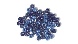 Produktbild von Rayher - GLAS-GROSSLOCHRADL OPAK 6MM BLAU-TUERKIS DOSE 55G 1441700