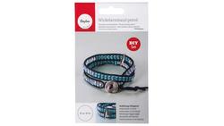 Produktbild von Rayher  - BP: Wickelarmband petrol/blau