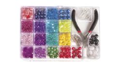 Produktbild von Rayher - PERLEN-BOX MIT ZANGE 20X13,5CM FARB U. GRÖSSEN MIX BUNT 14797999