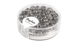 Produktbild von Rayher - ROCAILLESMIX METALLIC M.GROSSLOCH 5,5MM SILBER 80ST. 14825606