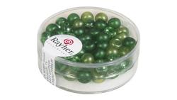 Produktbild von Rayher - ROCAILLESMIX M.GROSSLOCH 5,5MM MAIGRÜN 80ST. DOSE 14799412