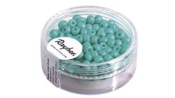 Produktbild von Rayher - SILK BEADS GLAS ROCAILLES 120ST. 4MM MINTGRUEN 14690408
