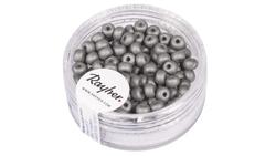 Produktbild von Rayher - SILK BEADS GLAS ROCAILLES 120ST. 4MM ANTHR. 14690572
