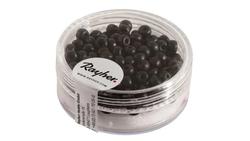 Produktbild von Rayher - SILK BEADS GLAS ROCAILLES 120ST. 4MM SCHWARZ 14690576