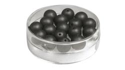 Produktbild von Rayher - SILK BEADS GLAS PERLE 18ST.8MM SCHWARZ 14692576