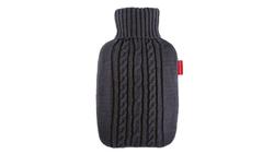 Produktbild von Hugo Frosch Wärmflasche Klassik mit Strickbezug anthrazit