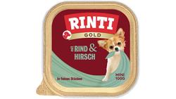 Produktbild von RINTI Hundenassfutter Gold Mini Hirsch & Rind