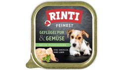 Produktbild von RINTI Hundenassfutter Feinest Geflügel Pur & Gemüse
