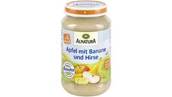 Produktbild von Alnatura Früchtezubereitung Apfel mit Banane und Hirse
