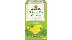 Produktbild von Alnatura Grüner Tee Zitrone 20 Beutel