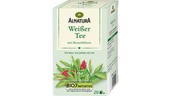 Produktbild von Alnatura Weißer Tee mit Rosenblüten 20 Beutel