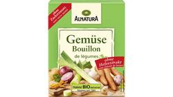 Produktbild von Alnatura Bio Gemüsebrühwürfel mit 13,4 % getrocknetem und gemahlenem Gemüse