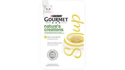 Produktbild von Purina GOURMET Katzennassfutter Crystal Soup Köstliche Brühe mit naturbelassenem Huhn