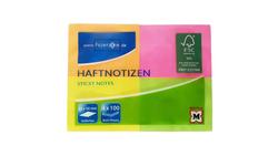 Produktbild von PAPERZONE Haftnotizen neon 38x50mm 4x100Blatt