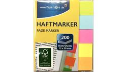 Produktbild von PAPERZONE Haftmarker 200 Blatt 12 x 50mm