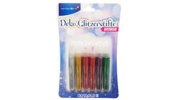 Produktbild von PAPERZONE Glitzerstifte zum Dekorieren intensiv 6er Set