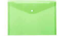 Produktbild von Aktenhülle mit Druckknopf PP A4 transparent farblich sortiert