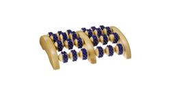 Produktbild von Fußmassage Roller aus Holz groß mit Noppen