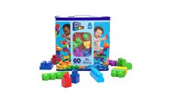 Produktbild von Fisher Price - Mega Bloks First Builders - Bausteinebeutel Medium 60 Teile - Grundfarben