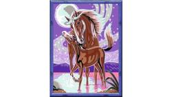 Produktbild von Ravensburger Beschäftigung - Malen nach Zahlen mit farbigen Motivlinien - Pferdegeflüster