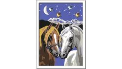 Produktbild von Ravensburger Beschäftigung - Malen nach Zahlen mit farbigen Motivlinien - Pferdeliebe