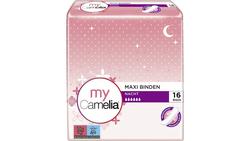 Produktbild von Camelia Binde Maxi Nacht 16 Stück