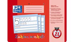 Produktbild von Oxford Schreiblernheft/Zahlenlernheft A4 Lineatur ZL 16 Blatt