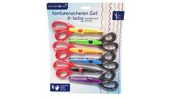 Produktbild von Konturenscheren-Set 6teilig