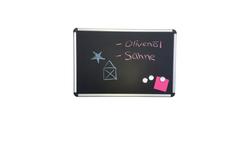 Produktbild von Board für Magnete oder Kreide mit Alurahmen 60 x 40 cm