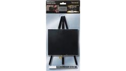 Produktbild von Securit Tisch-Kreidetafel Mini Staffelei schwarz inklusive Kreidemarker