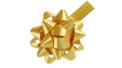 Produktbild von PRÄSENT Polybandrosette gold