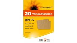 Produktbild von PAPERZONE Versandtasche C5 nassklebend  braun