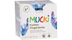 Produktbild von KREUL Mucki Funkel Fingerfarbe 4er-Set