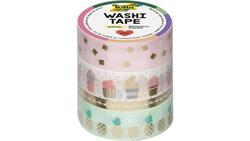 Produktbild von folia Washi-Tape 4er Set Hotfoil gold