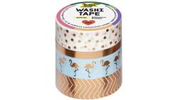Produktbild von folia Washi-Tape 4er Set Hotfoil rosegold