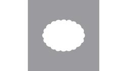 Produktbild von Rayher Motivstanzer oval mit Zierrand 5,08 cm