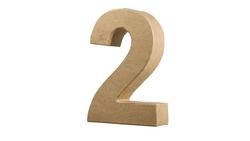 Produktbild von Rayher Pappmasche Zahl 2