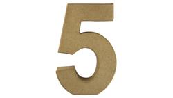 Produktbild von Rayher Pappmasche Zahl 5