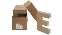 Produktbild von Rayher Pappmasche Buchstabe E