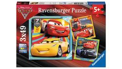 Produktbild von Ravensburger Puzzle - Cars 3 - Bunte Flitzer, 3 x 49 Teile
