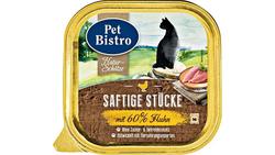 Produktbild von Pet Bistro Katzennassfutter Naturschätze - Saftige Stücke mit Huhn